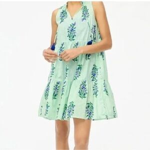 J.Crew Factory Ruffle Sleeve Tiered Beach Dress size XS